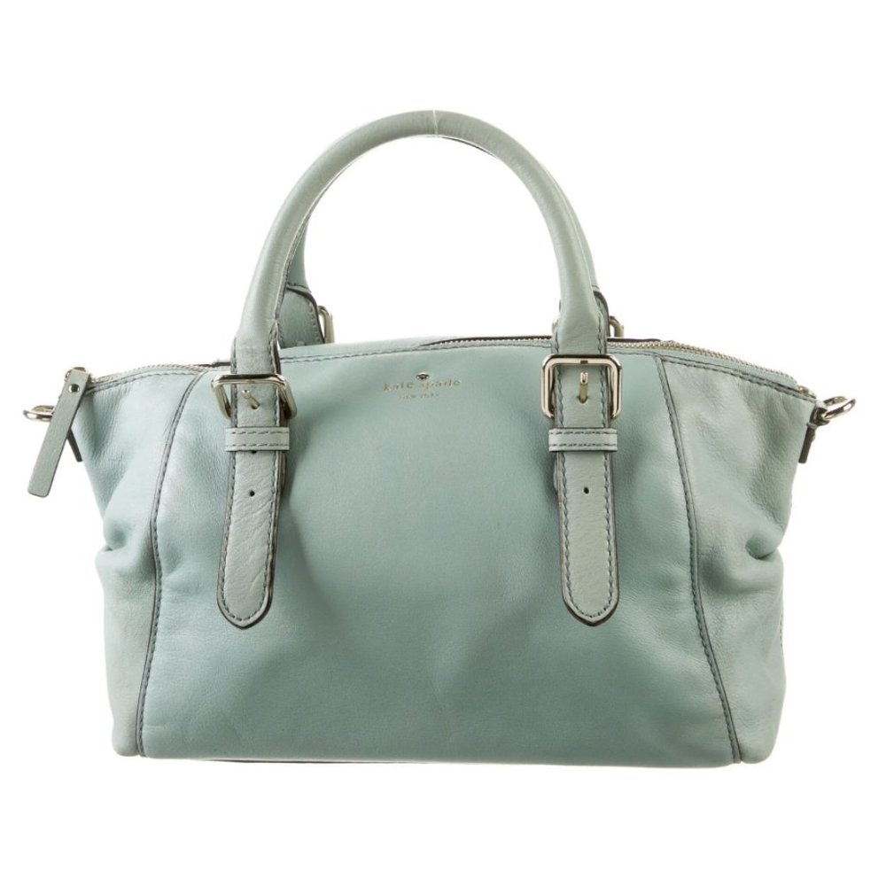 Kate Spade New York Sky blue Leather Handbag EUC